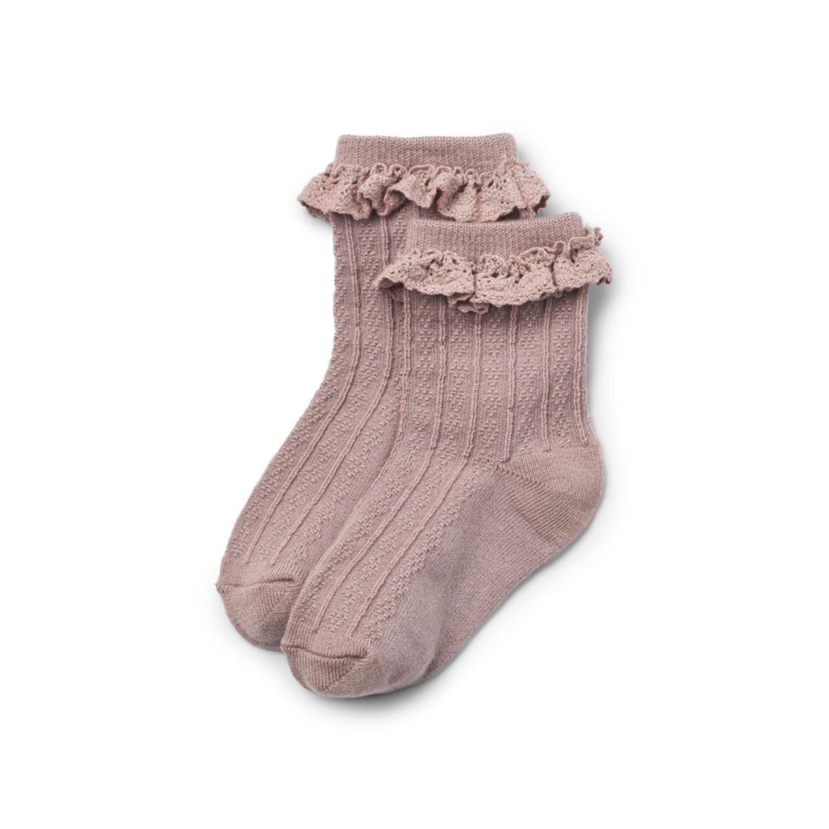 Wheat - Sokker Ull 2-pk Nora Dry Rose