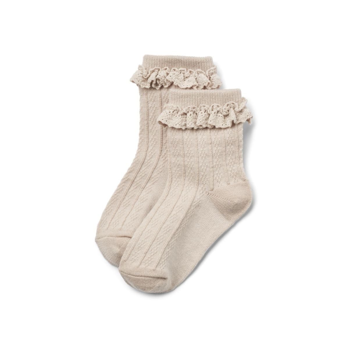Wheat - Sokker Ull 2-pk Nora Dry Rose