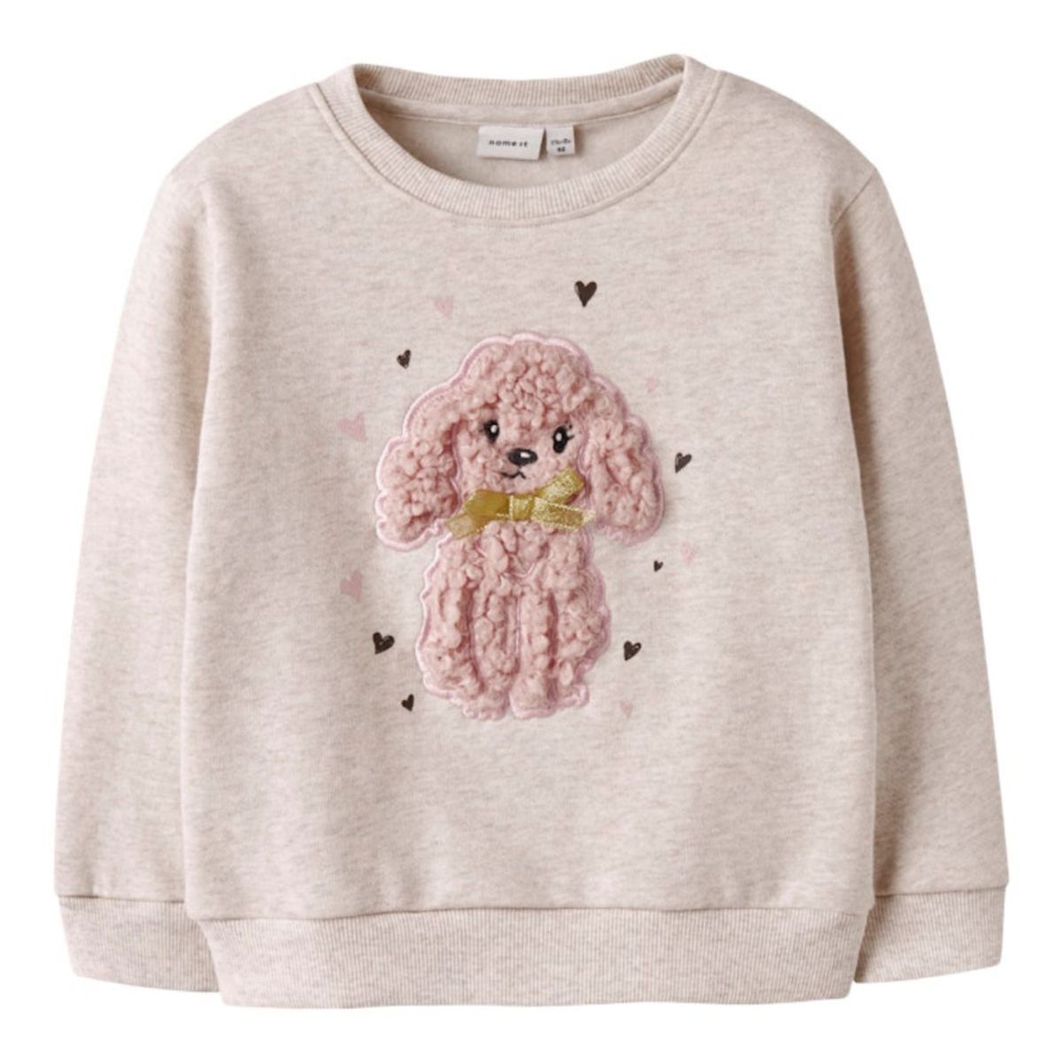 Name It - Genser Sweat Ruby Peyote Melange