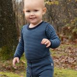 Hovedbilde Joha - Body i Ull Stripe Blå