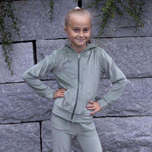 Hovedbilde Vilje & Ve - Velourjakke Hermine Green