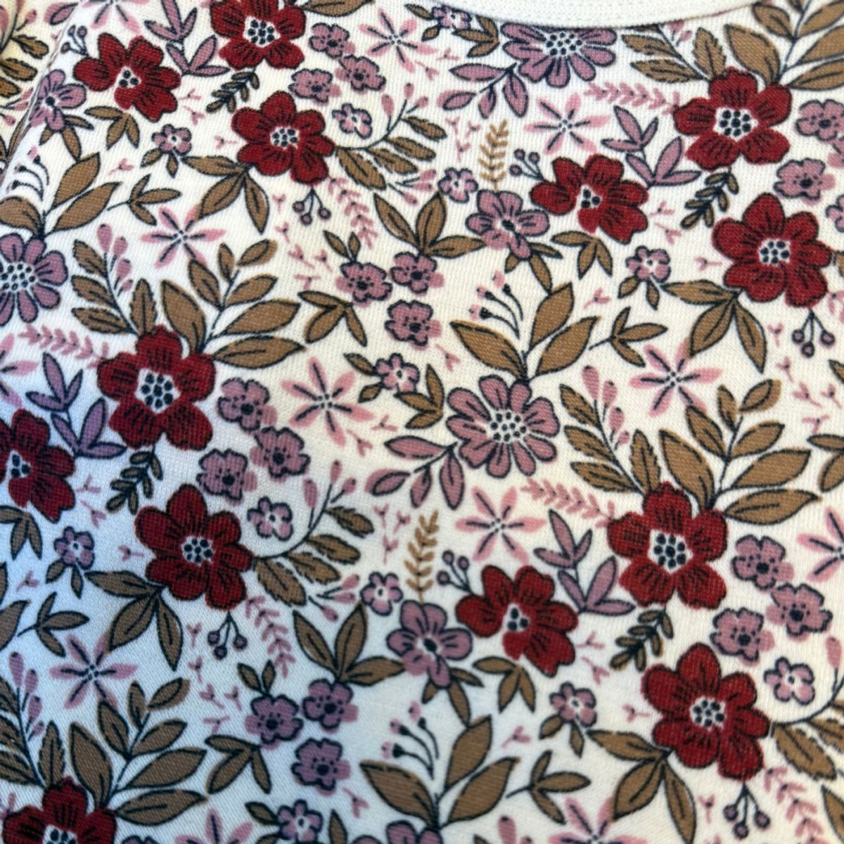 Hust And Claire - Trøye Ull/ Bambus Abba Flor Off White