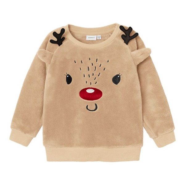 Hovedbilde Name It - Genser Reindeer Teddy Peyote