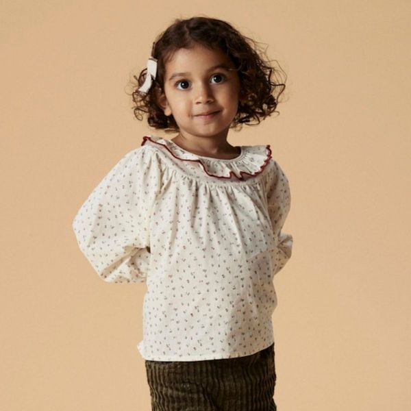 Hovedbilde Lil'Atelier - Bluse med Krage Rasia Turtledove ...