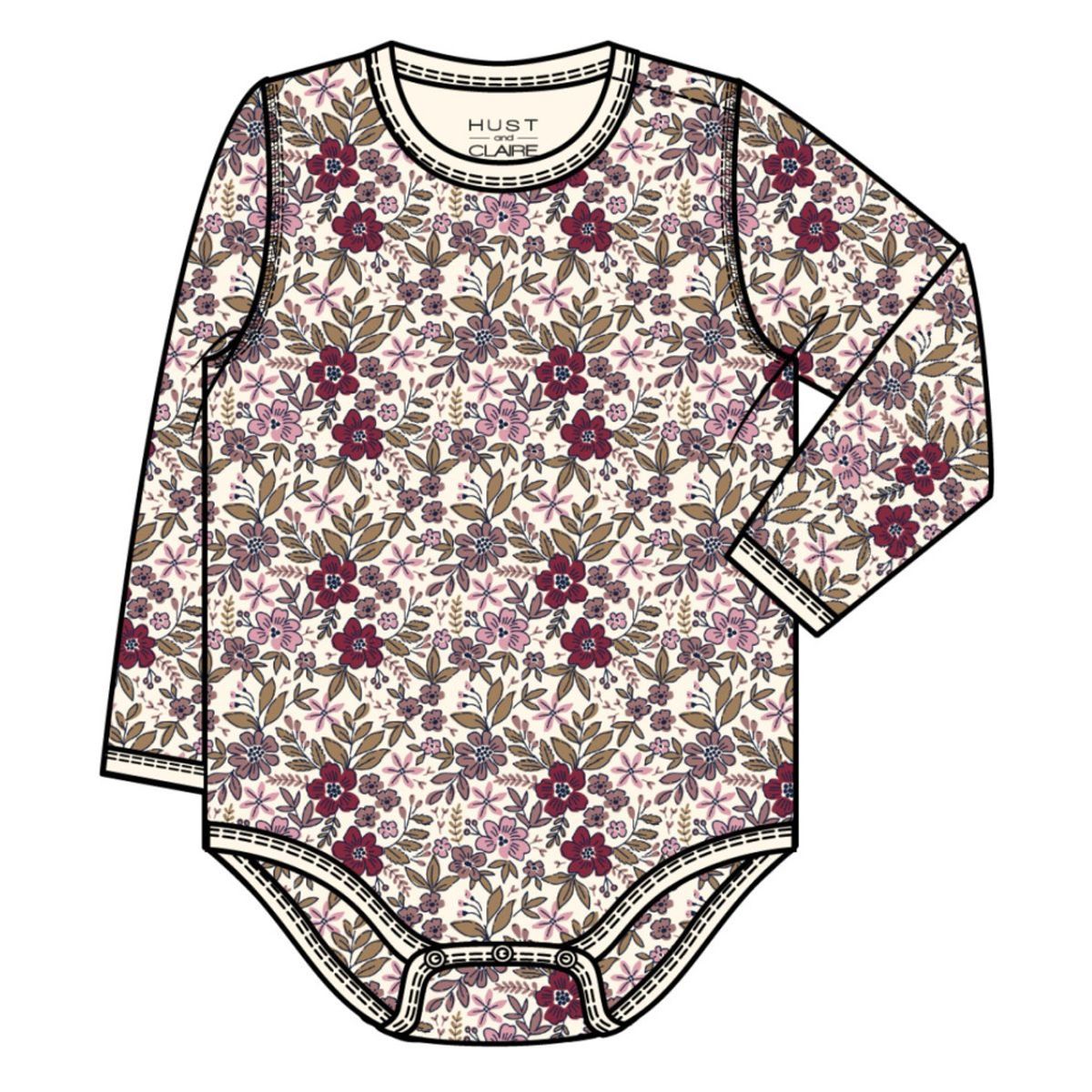 Hust And Claire - Body Ull/ Bambus Baloo Flor Off White