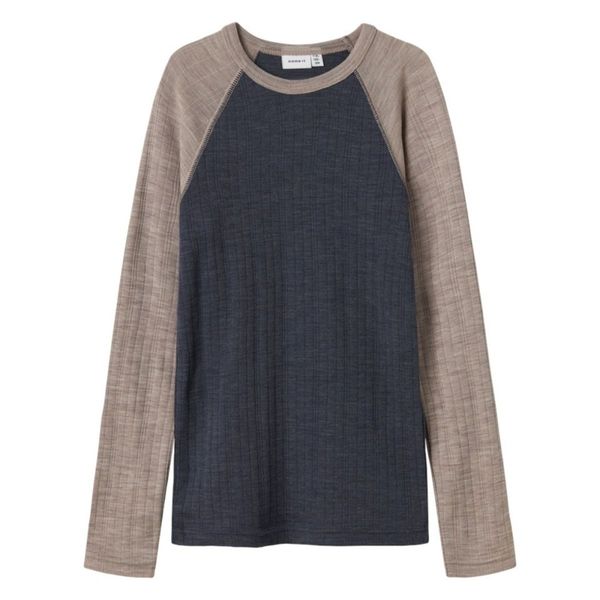 Hovedbilde Name It - Trøye Ull Jr Wang Raglan Ombre Blue/ ...