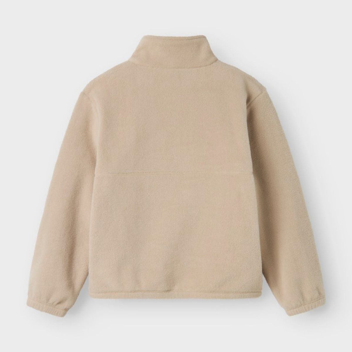 Name It - Fleecejakke Meeko Popover Pure Cashmere/ Blue Mirage