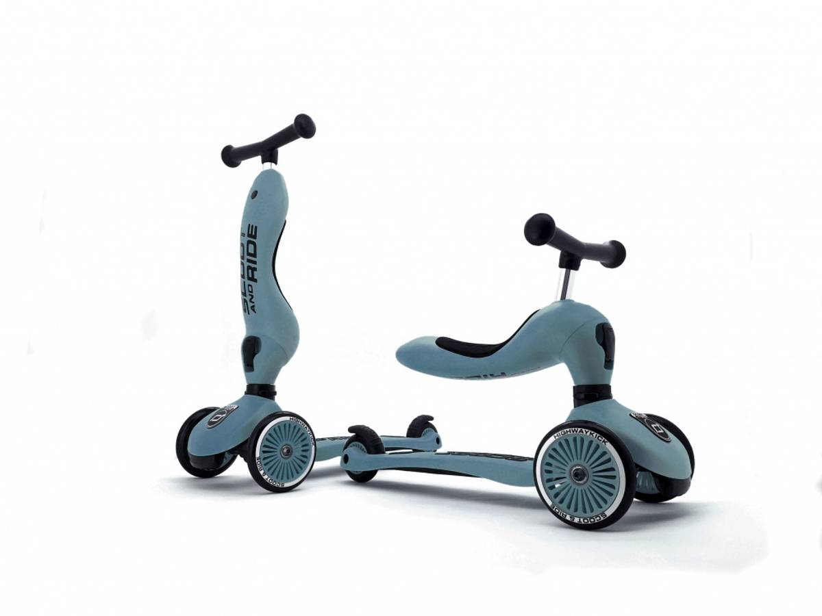 Scoot & Ride - Sparkesykkel Highwaykick 1 Steel