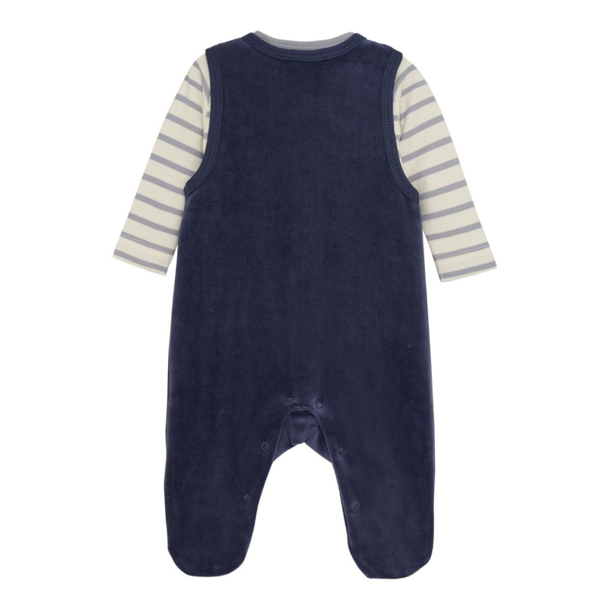Fixoni - Sett, Body & Sparkebukse Velour Indigo Blue