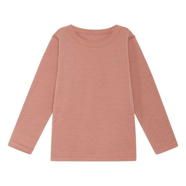 Hovedbilde Hust and Claire - Trøye i Ull Awo Solid Ash Rose